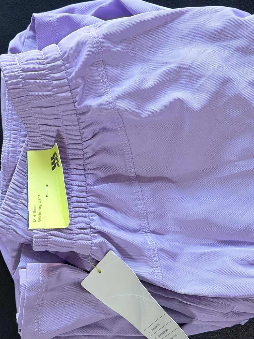 Lilac Athletic pants
 with Elastic Waistband